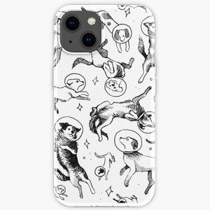 Space dogs iPhone Case